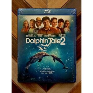 Dolphin Tale 2 (Blu-ray, 2014) Connick Jr. + Freeman, Kristofferson New & Sealed